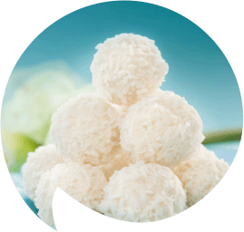 Coconut cottage cheese balls-shaped-opt